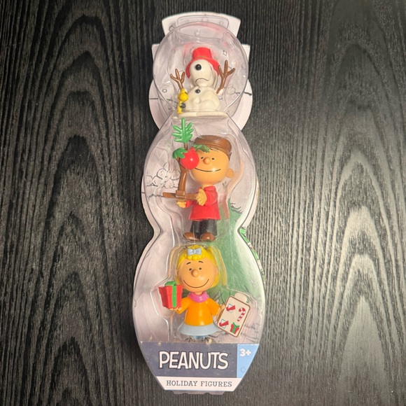 NIB Peanuts Holiday Character Trio - Picture 2 of 8